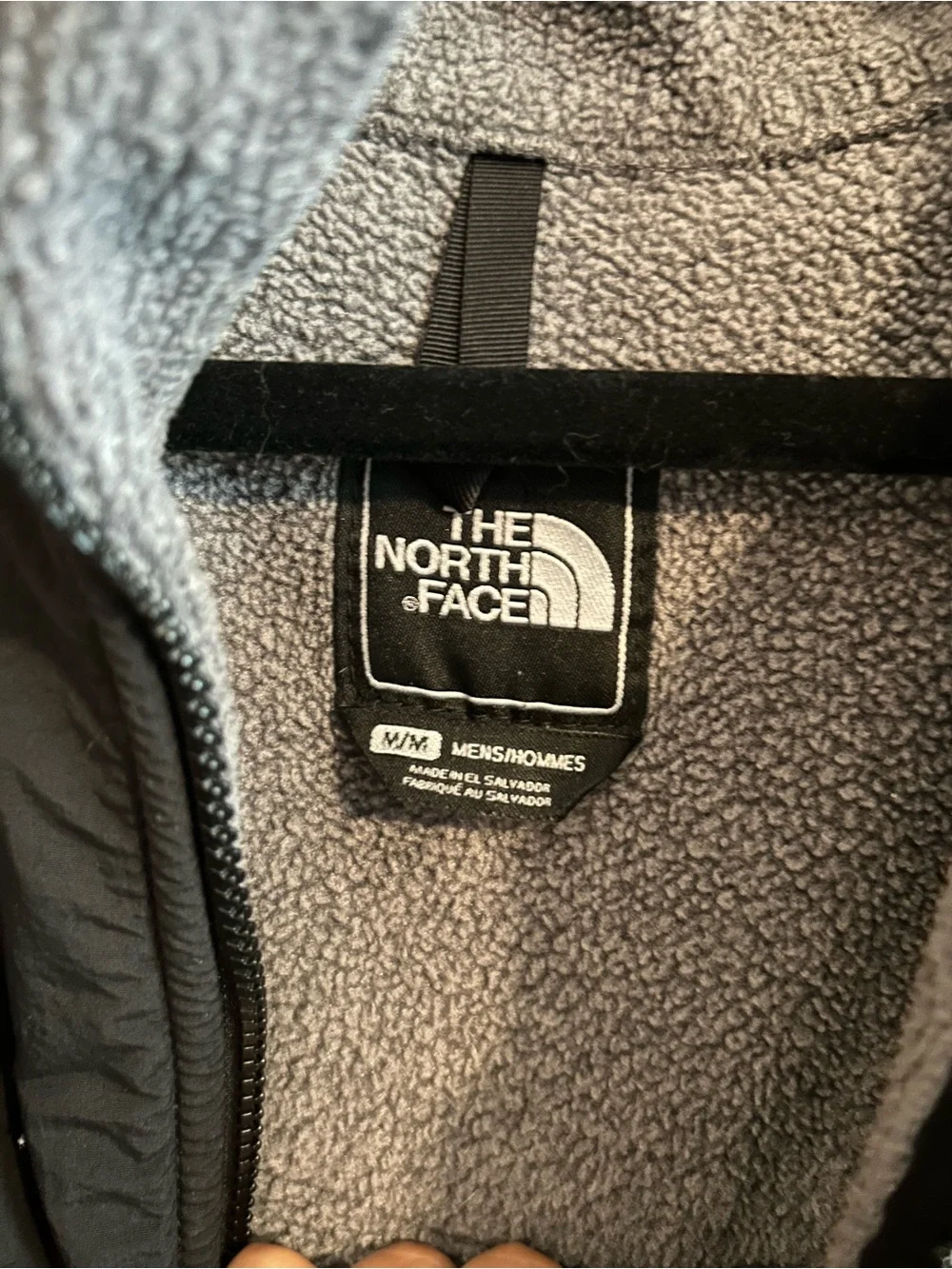 The North Face Men’s Black and Gray Insulated Fleece Jacket
